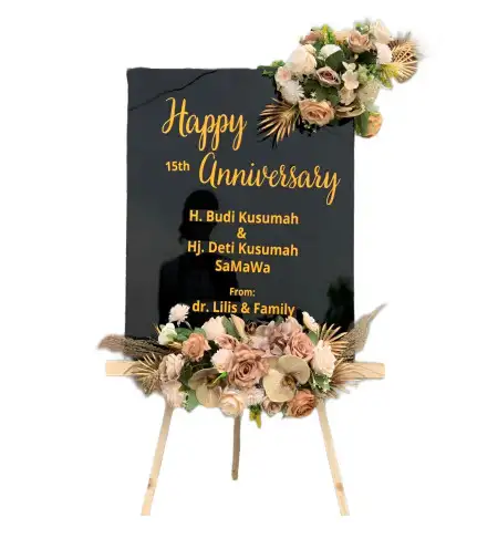 Papan Bunga Akrilik Klego